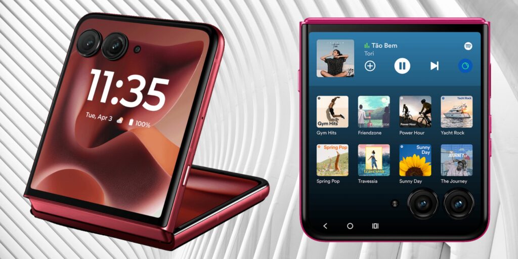 Flip Phone has TITANIUM ! Moto Razr 60 Ultra